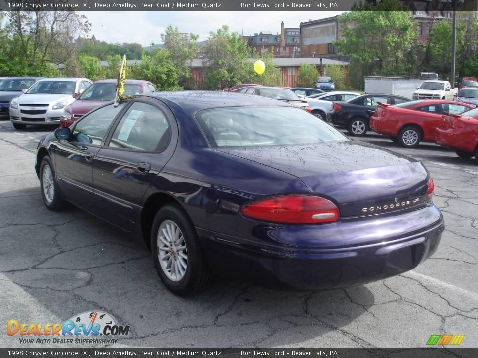 1998 Chrysler Concorde LXi Deep Amethyst Pearl Coat / Medium Quartz Photo #4