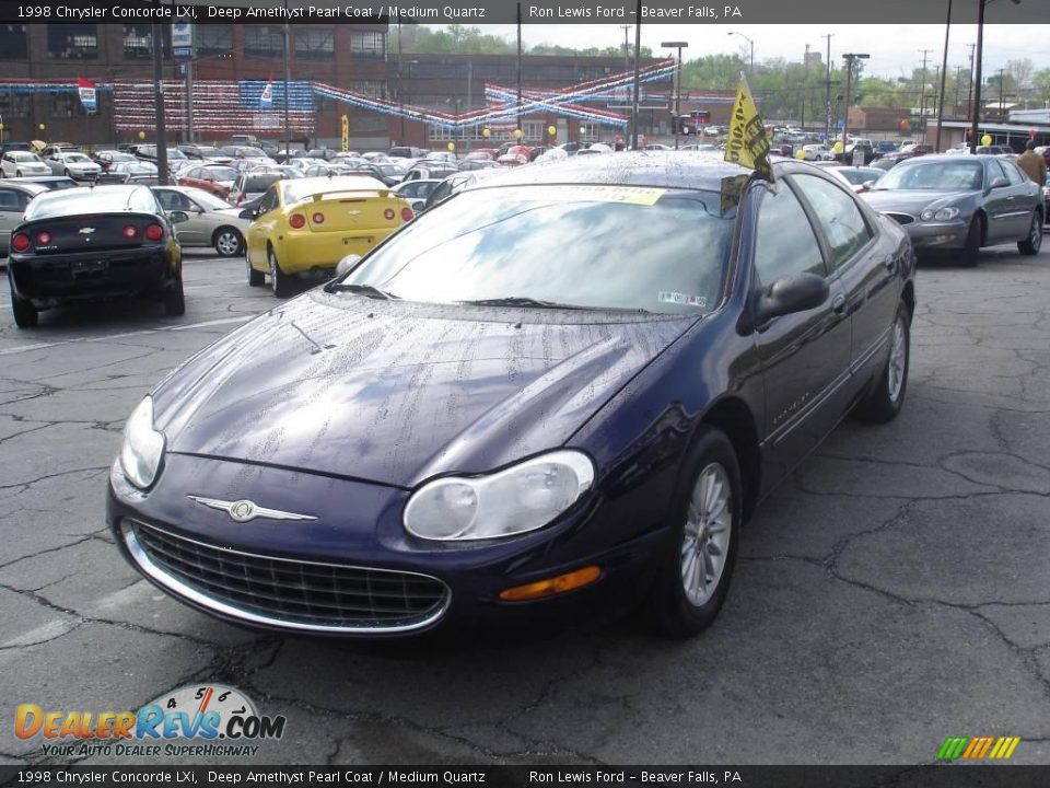 1998 Chrysler Concorde LXi Deep Amethyst Pearl Coat / Medium Quartz Photo #16