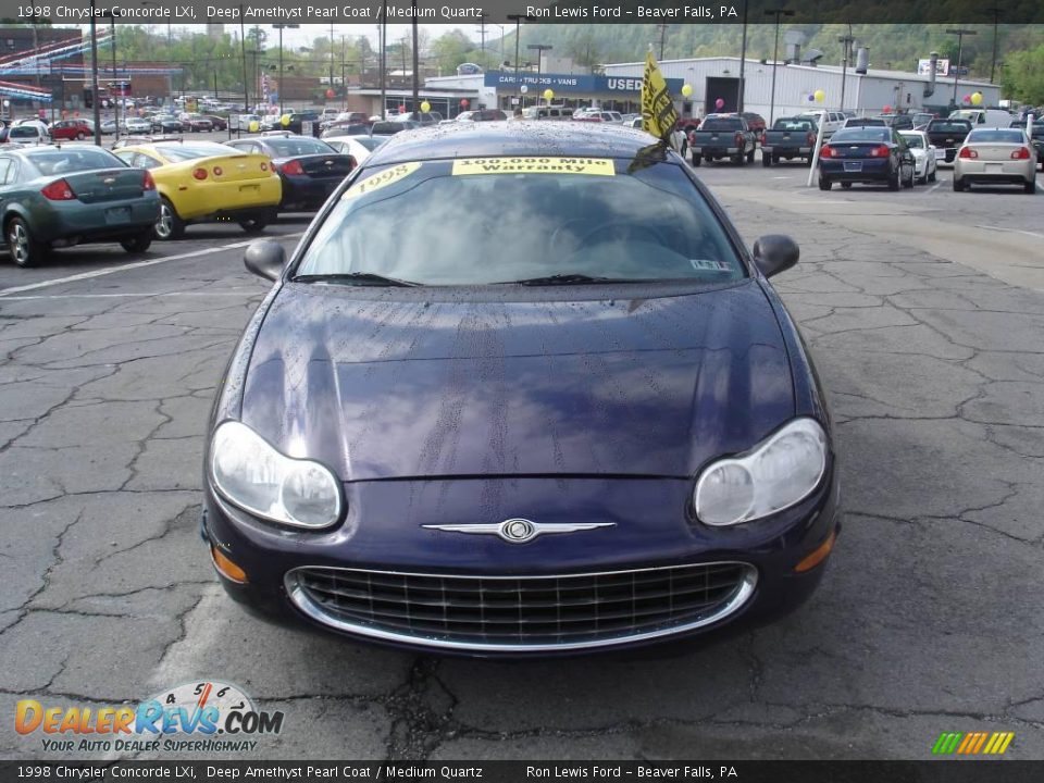 1998 Chrysler Concorde LXi Deep Amethyst Pearl Coat / Medium Quartz Photo #17