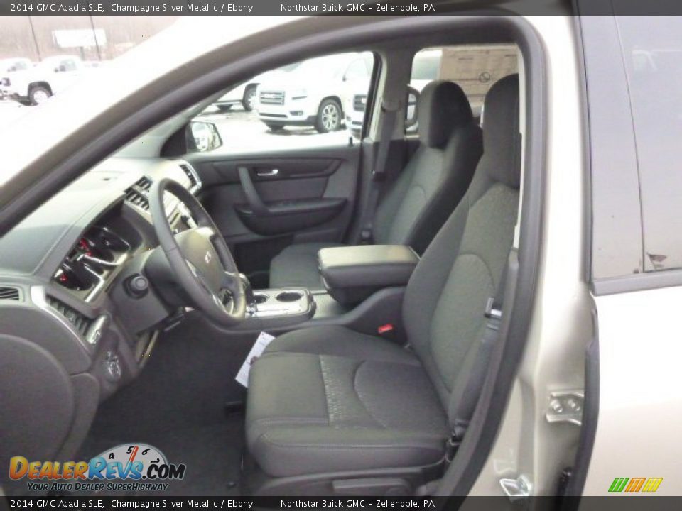 2014 GMC Acadia SLE Champagne Silver Metallic / Ebony Photo #10