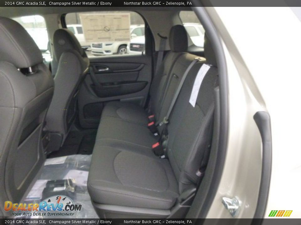 2014 GMC Acadia SLE Champagne Silver Metallic / Ebony Photo #12