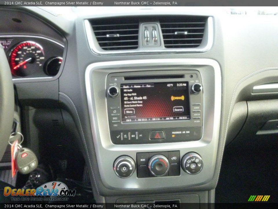 2014 GMC Acadia SLE Champagne Silver Metallic / Ebony Photo #15