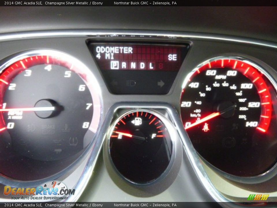 2014 GMC Acadia SLE Champagne Silver Metallic / Ebony Photo #19