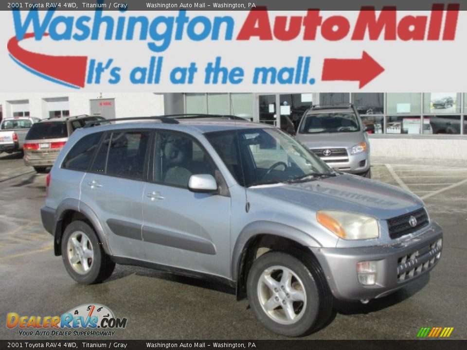 2001 Toyota RAV4 4WD Titanium / Gray Photo #1