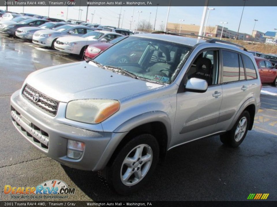 2001 Toyota RAV4 4WD Titanium / Gray Photo #4