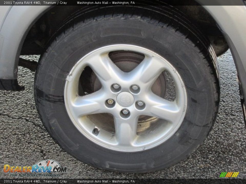 2001 Toyota RAV4 4WD Titanium / Gray Photo #6