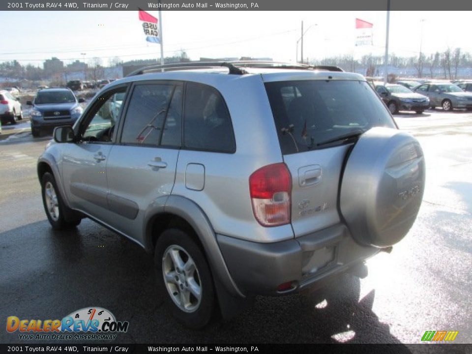 2001 Toyota RAV4 4WD Titanium / Gray Photo #7