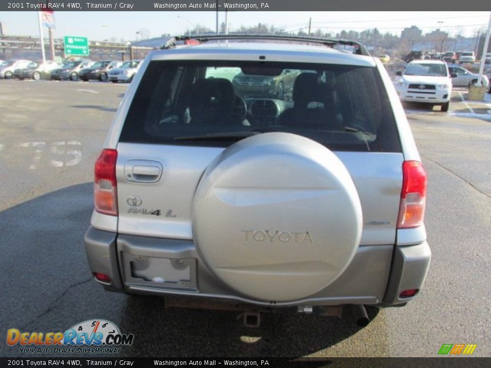 2001 Toyota RAV4 4WD Titanium / Gray Photo #8