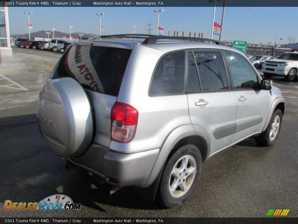 2001 Toyota RAV4 4WD Titanium / Gray Photo #9