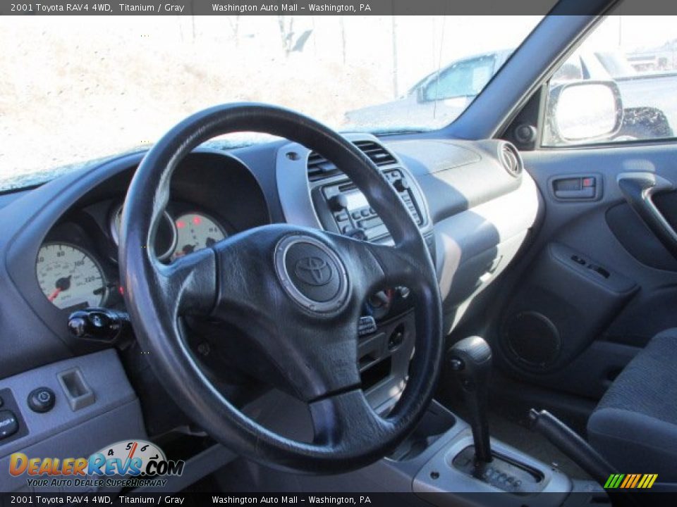 2001 Toyota RAV4 4WD Titanium / Gray Photo #11
