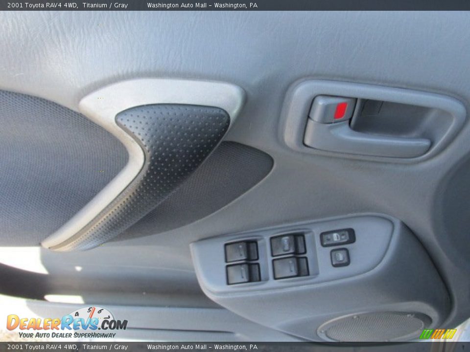 2001 Toyota RAV4 4WD Titanium / Gray Photo #12