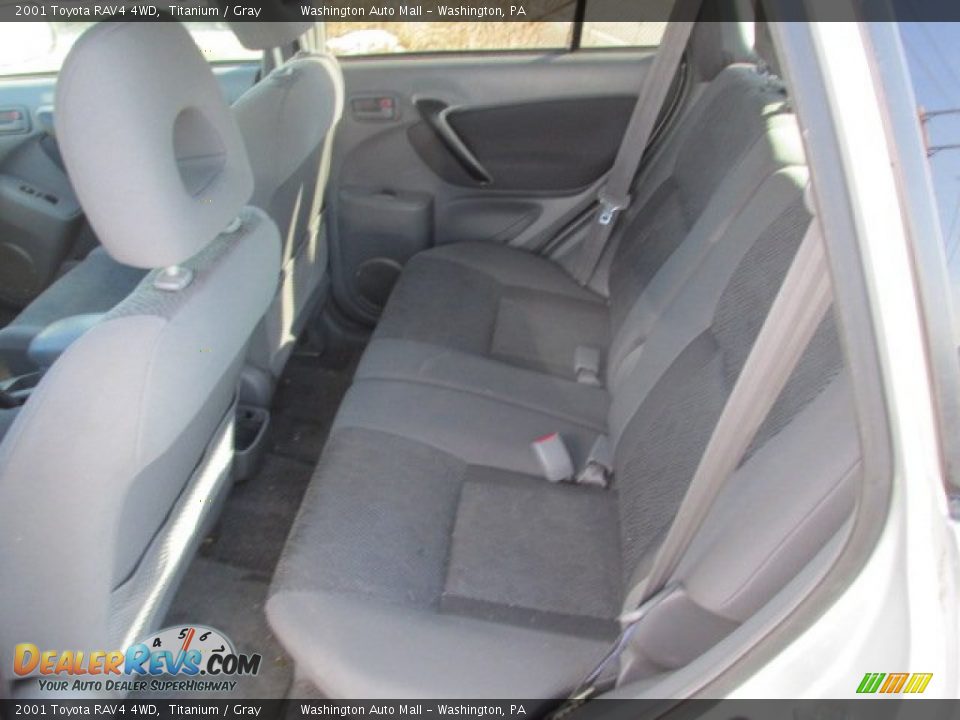 2001 Toyota RAV4 4WD Titanium / Gray Photo #17