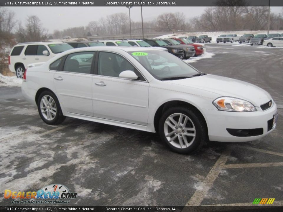 2012 Chevrolet Impala LTZ Summit White / Neutral Photo #3