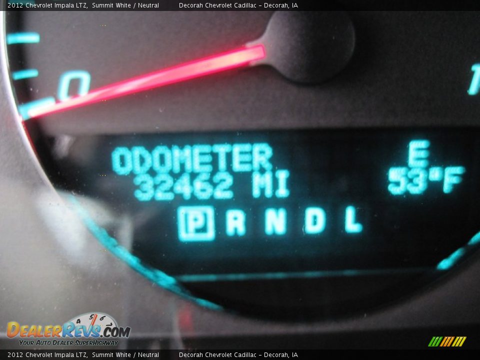 2012 Chevrolet Impala LTZ Summit White / Neutral Photo #13