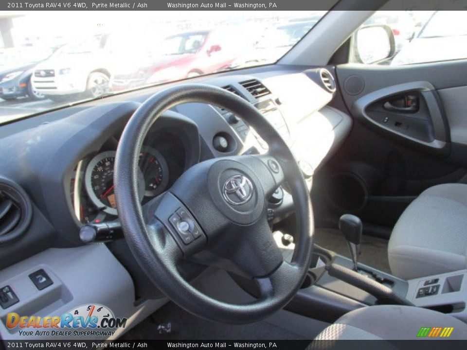 2011 Toyota RAV4 V6 4WD Pyrite Metallic / Ash Photo #10