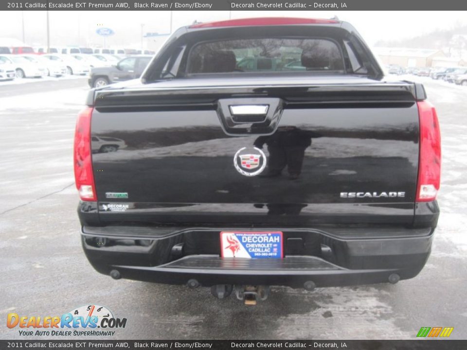 2011 Cadillac Escalade EXT Premium AWD Black Raven / Ebony/Ebony Photo #4