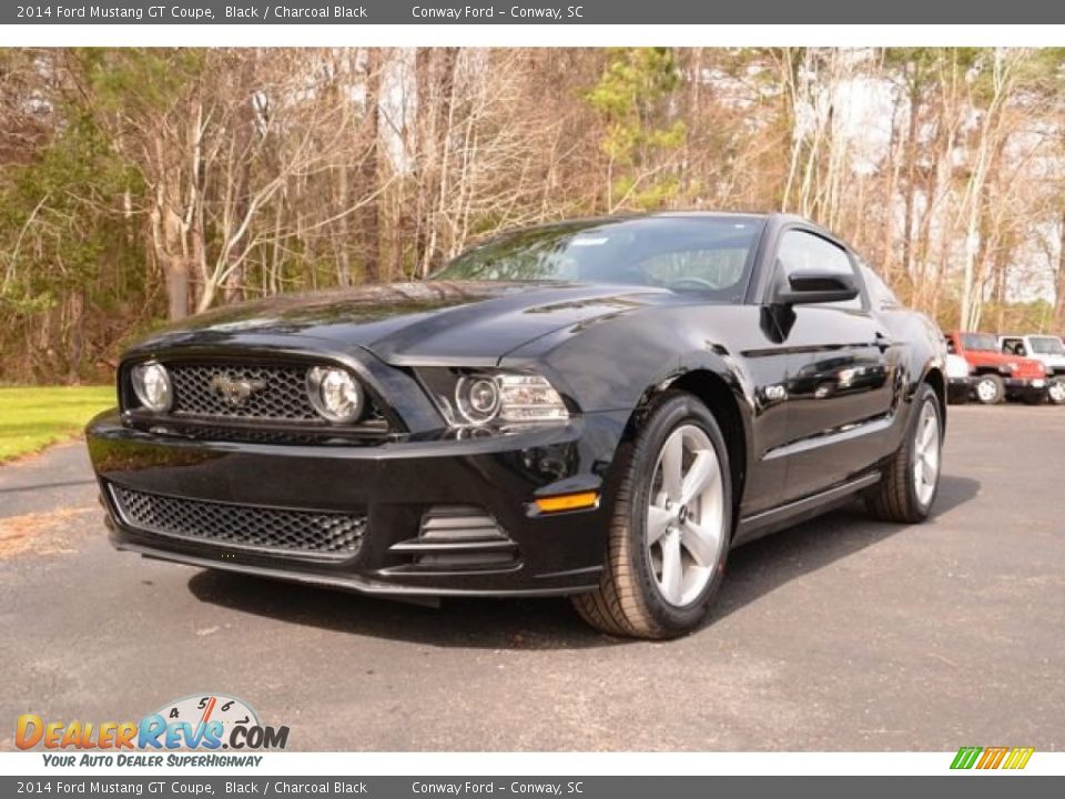 2014 Ford Mustang GT Coupe Black / Charcoal Black Photo #1