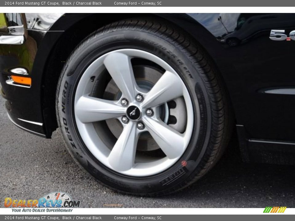 2014 Ford Mustang GT Coupe Black / Charcoal Black Photo #9