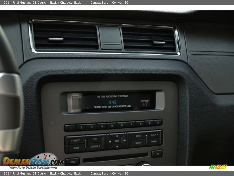 2014 Ford Mustang GT Coupe Black / Charcoal Black Photo #19