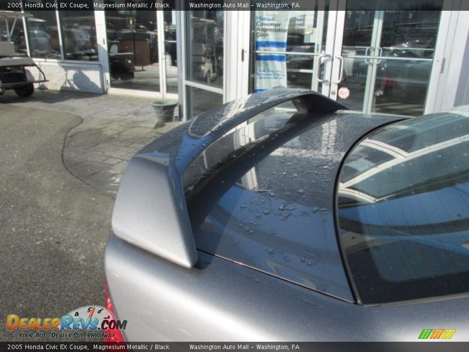 2005 Honda Civic EX Coupe Magnesium Metallic / Black Photo #3
