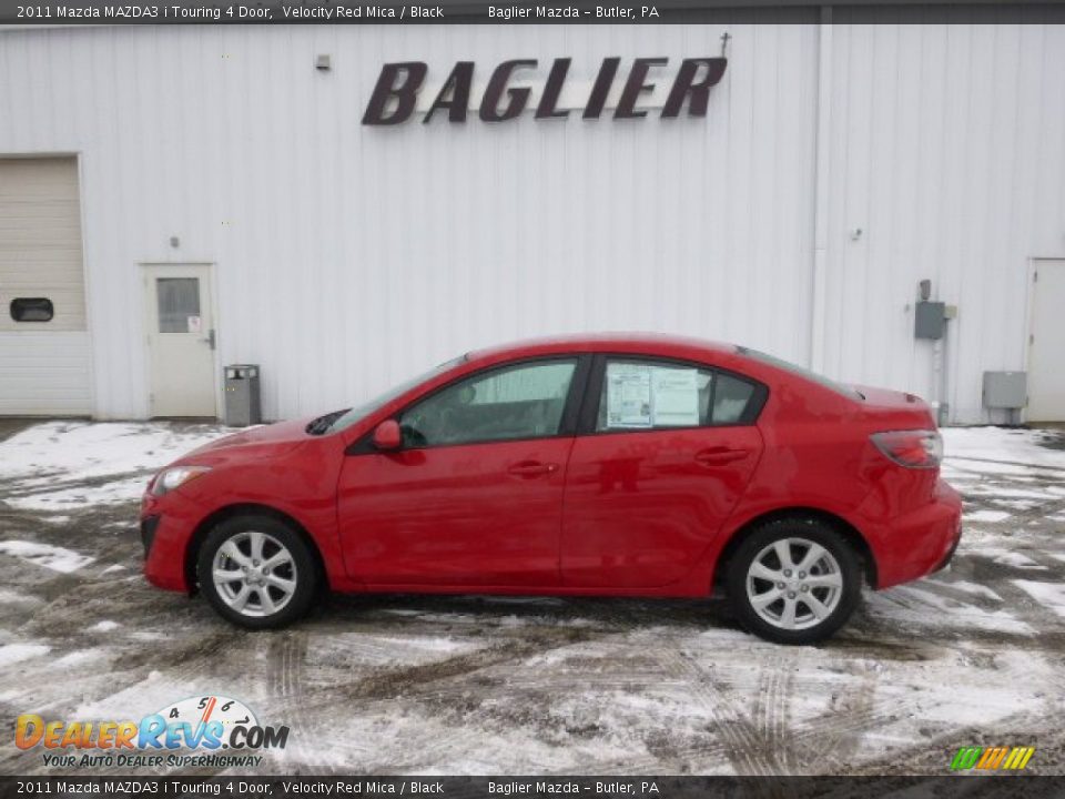 2011 Mazda MAZDA3 i Touring 4 Door Velocity Red Mica / Black Photo #1