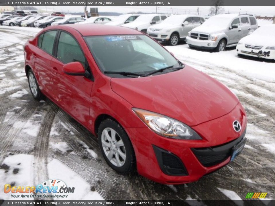 2011 Mazda MAZDA3 i Touring 4 Door Velocity Red Mica / Black Photo #4