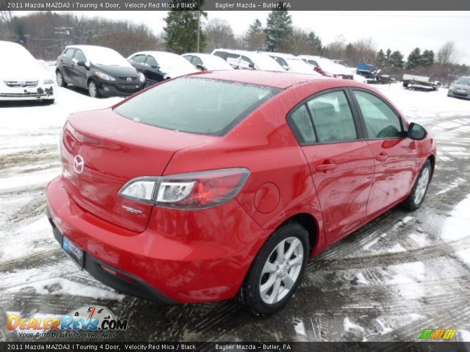 2011 Mazda MAZDA3 i Touring 4 Door Velocity Red Mica / Black Photo #6