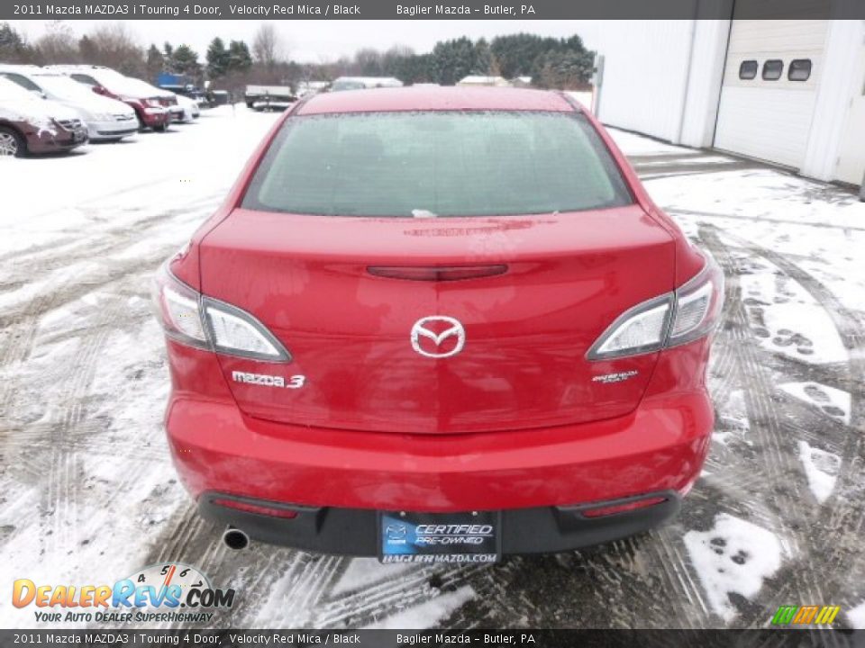 2011 Mazda MAZDA3 i Touring 4 Door Velocity Red Mica / Black Photo #7