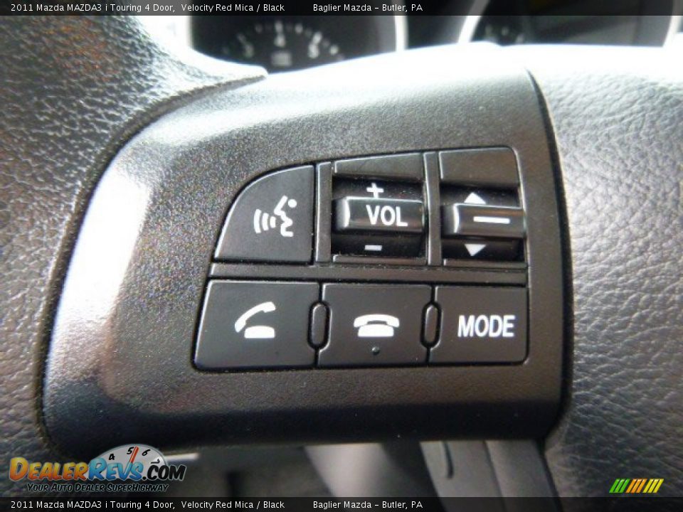 2011 Mazda MAZDA3 i Touring 4 Door Velocity Red Mica / Black Photo #22