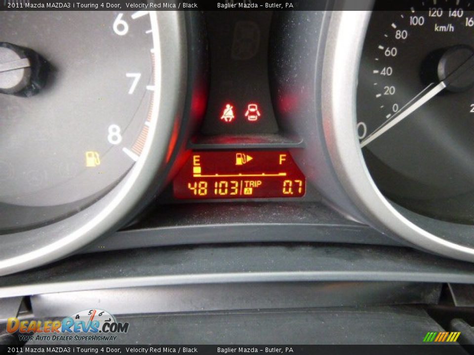 2011 Mazda MAZDA3 i Touring 4 Door Velocity Red Mica / Black Photo #24