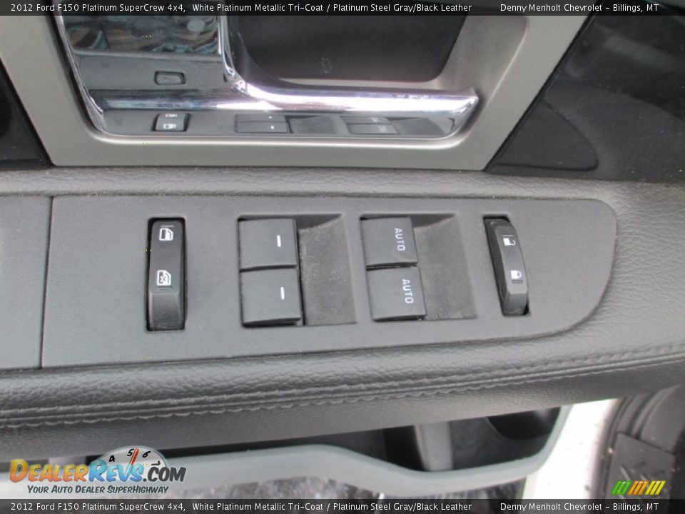 2012 Ford F150 Platinum SuperCrew 4x4 White Platinum Metallic Tri-Coat / Platinum Steel Gray/Black Leather Photo #8