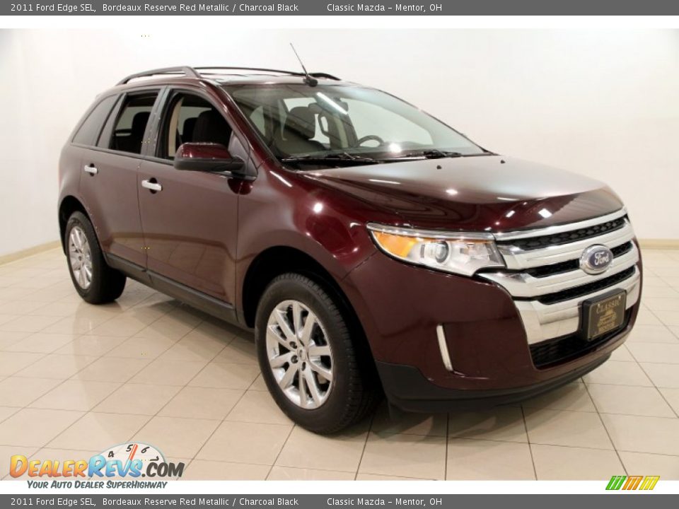 2011 Ford Edge SEL Bordeaux Reserve Red Metallic / Charcoal Black Photo #1