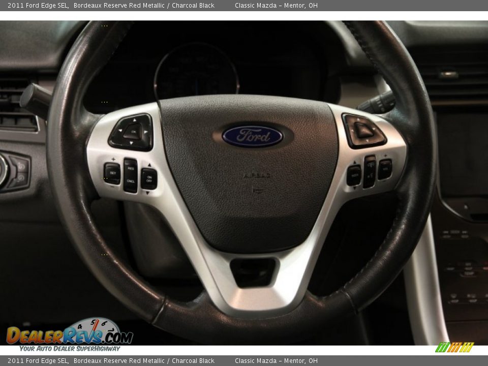 2011 Ford Edge SEL Bordeaux Reserve Red Metallic / Charcoal Black Photo #6
