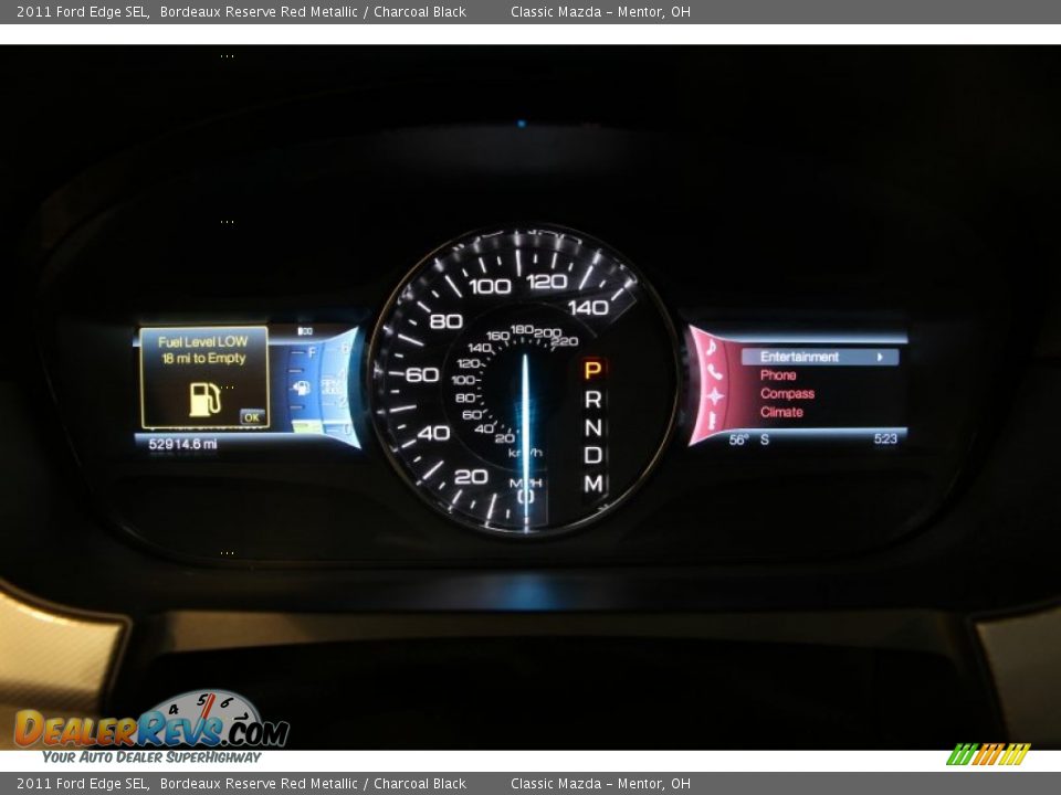 2011 Ford Edge SEL Bordeaux Reserve Red Metallic / Charcoal Black Photo #7