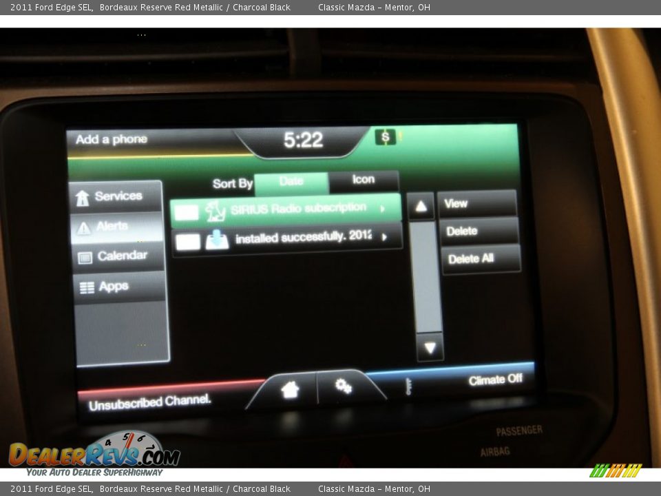 2011 Ford Edge SEL Bordeaux Reserve Red Metallic / Charcoal Black Photo #13