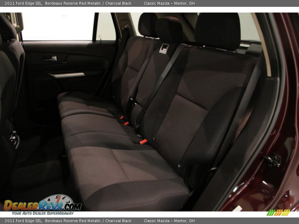 2011 Ford Edge SEL Bordeaux Reserve Red Metallic / Charcoal Black Photo #17