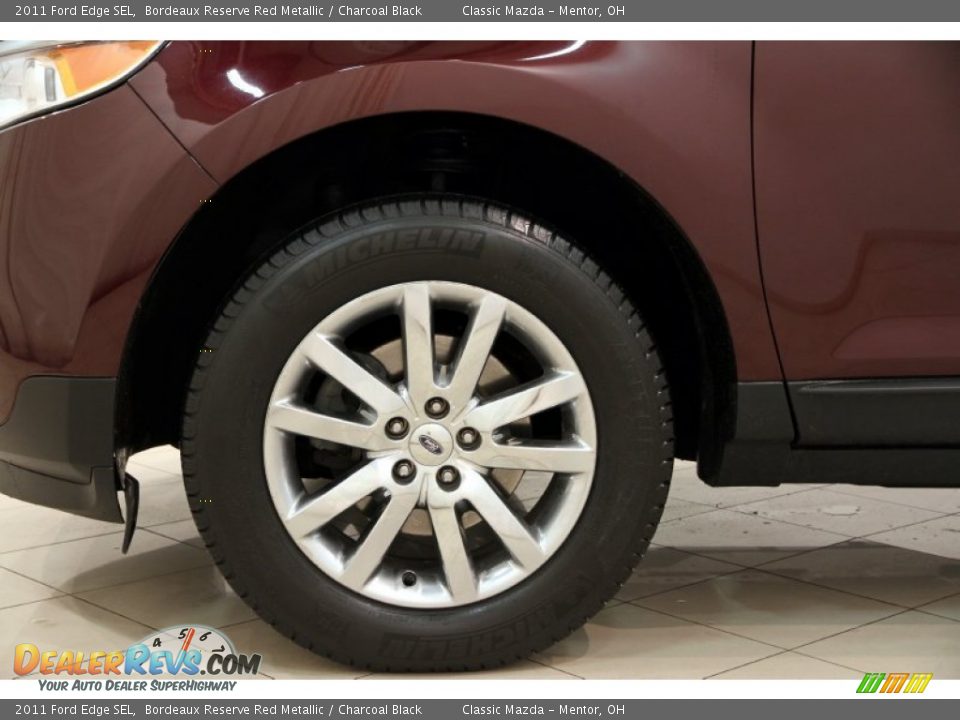 2011 Ford Edge SEL Bordeaux Reserve Red Metallic / Charcoal Black Photo #20