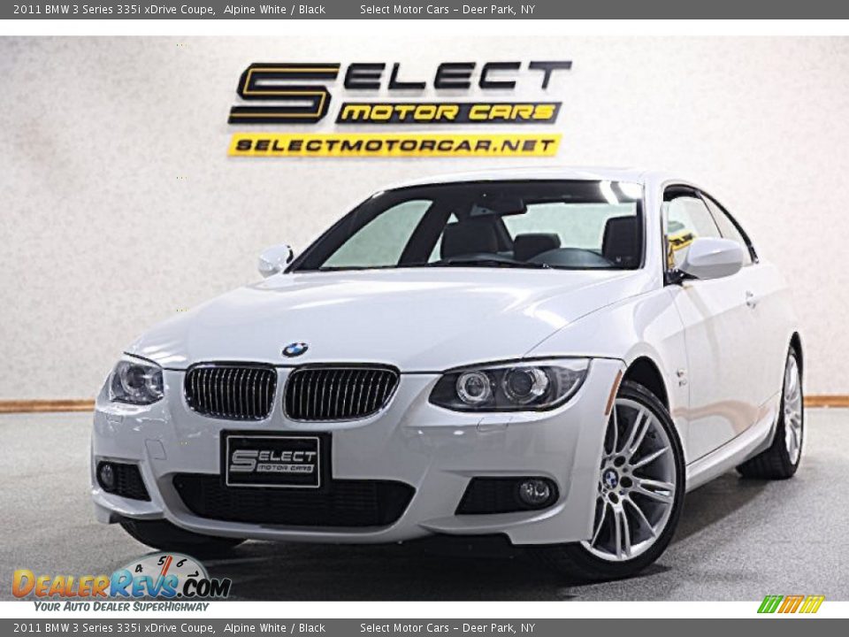 2011 BMW 3 Series 335i xDrive Coupe Alpine White / Black Photo #1