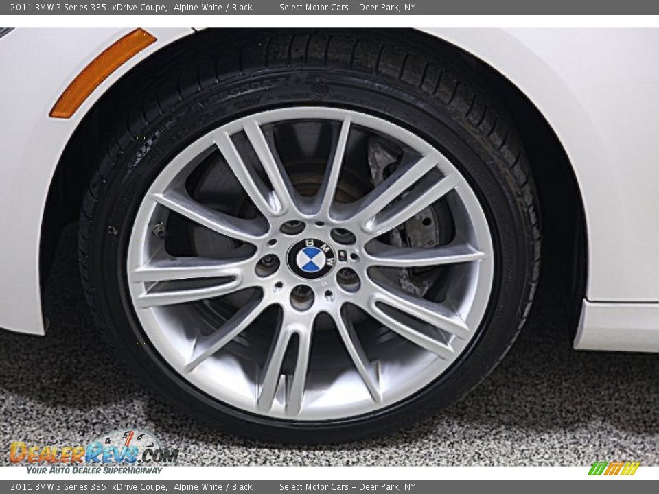 2011 BMW 3 Series 335i xDrive Coupe Alpine White / Black Photo #6