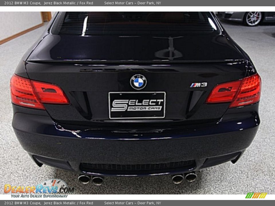 2012 BMW M3 Coupe Jerez Black Metallic / Fox Red Photo #5