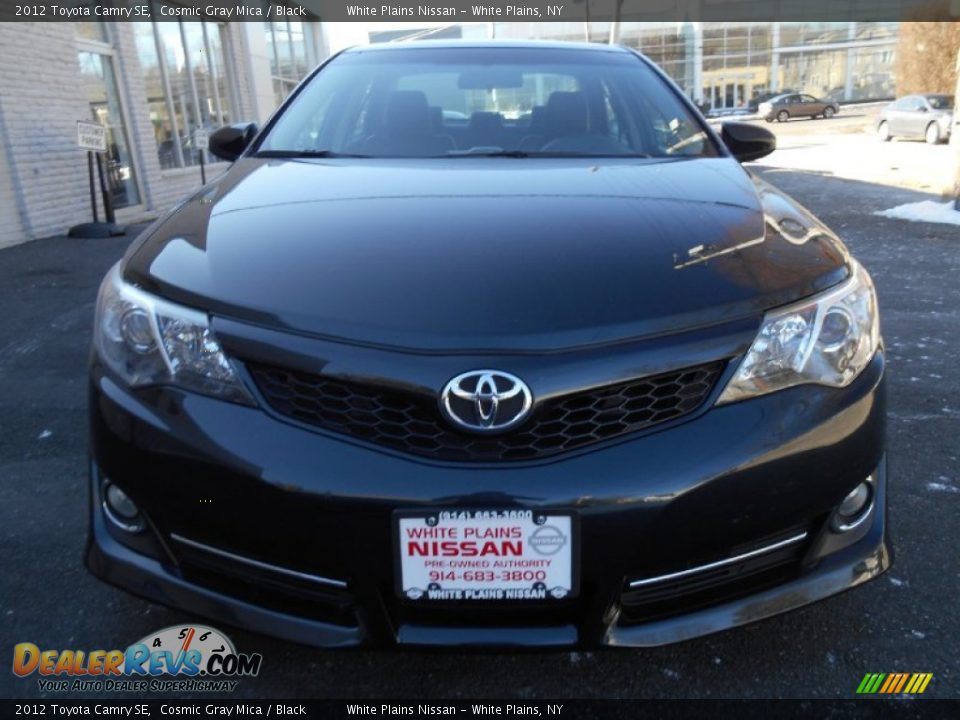 2012 Toyota Camry SE Cosmic Gray Mica / Black Photo #2