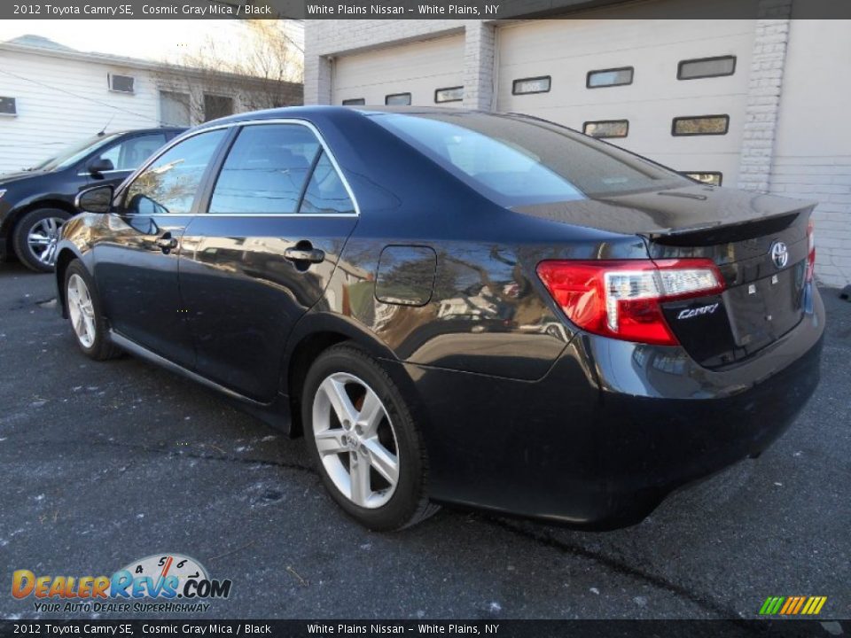 2012 Toyota Camry SE Cosmic Gray Mica / Black Photo #6