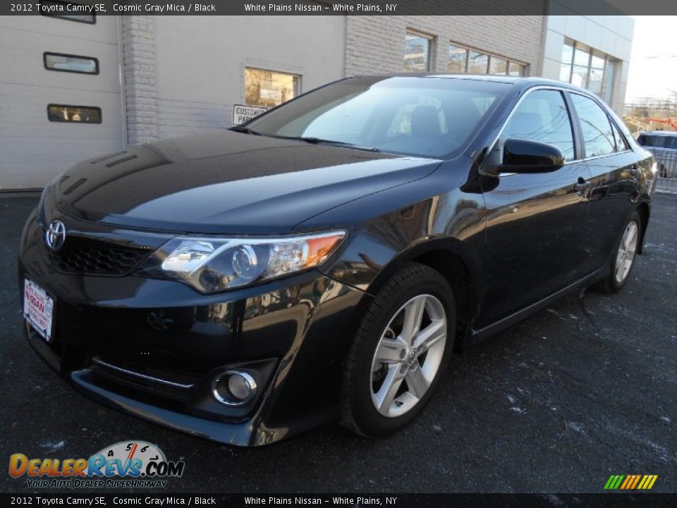2012 Toyota Camry SE Cosmic Gray Mica / Black Photo #7