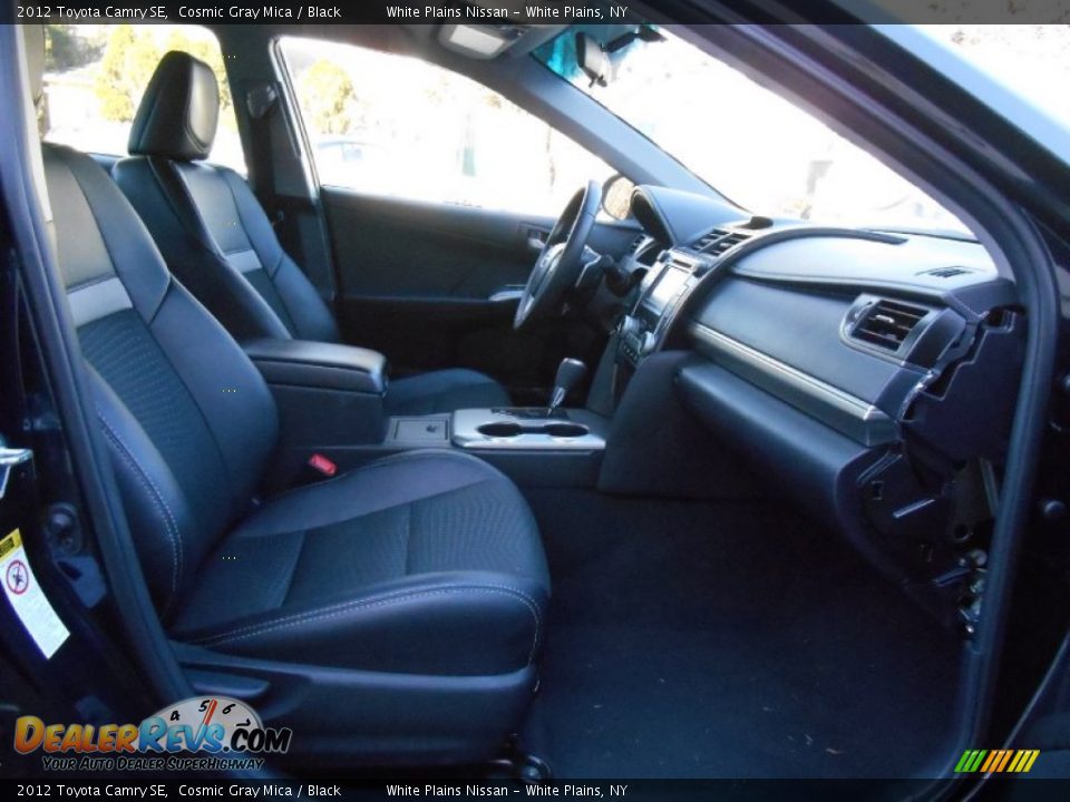 2012 Toyota Camry SE Cosmic Gray Mica / Black Photo #11