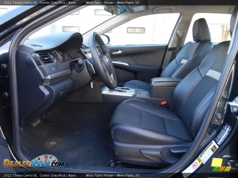 2012 Toyota Camry SE Cosmic Gray Mica / Black Photo #14