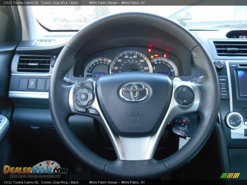 2012 Toyota Camry SE Cosmic Gray Mica / Black Photo #16