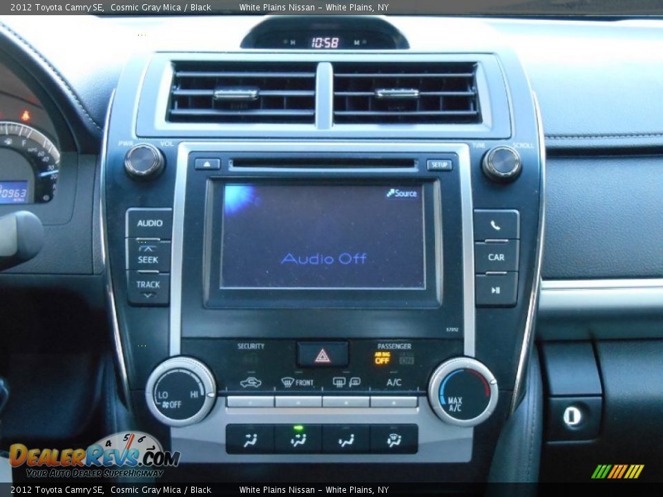 2012 Toyota Camry SE Cosmic Gray Mica / Black Photo #20