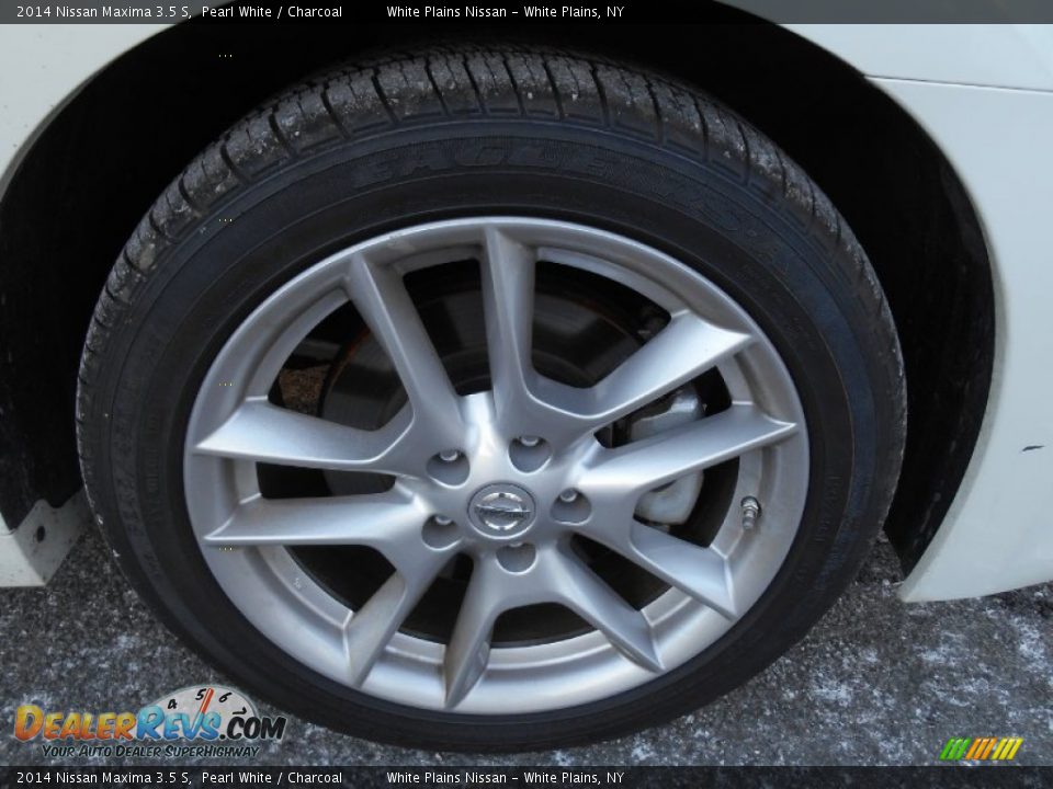 2014 Nissan Maxima 3.5 S Pearl White / Charcoal Photo #3