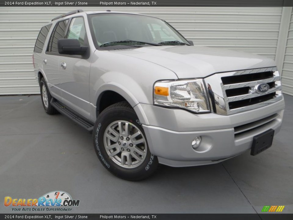 2014 Ford Expedition XLT Ingot Silver / Stone Photo #2
