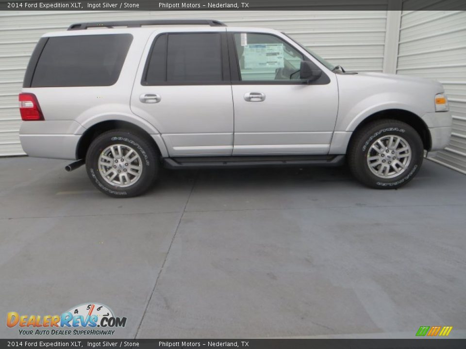 2014 Ford Expedition XLT Ingot Silver / Stone Photo #3